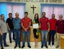 Aline Biolchi, Miss Grand Paraná 2024, recebe Moção de Aplausos na Câmara Municipal